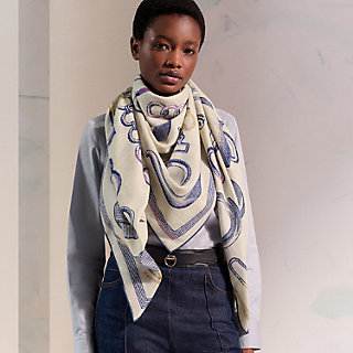 Inventaire Poetique pour un Conte Sellier shawl 140 - Beige